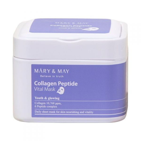 Mary & May Collagen Peptide Vital Mask - közeli lejárat