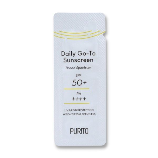PURITO Daily Go-To fényvédő SPF50+/PA++++ minta