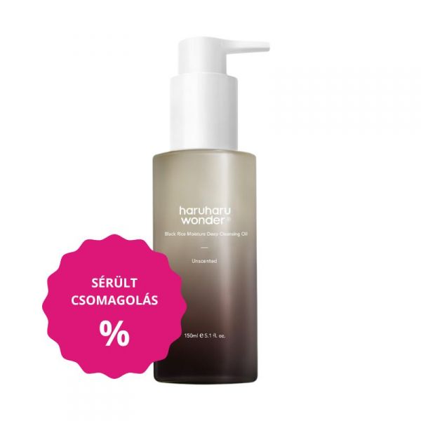 Sérült csomagolás_Haruharu Wonder Black Rice Deep Cleansing Oil sminklemosó olaj